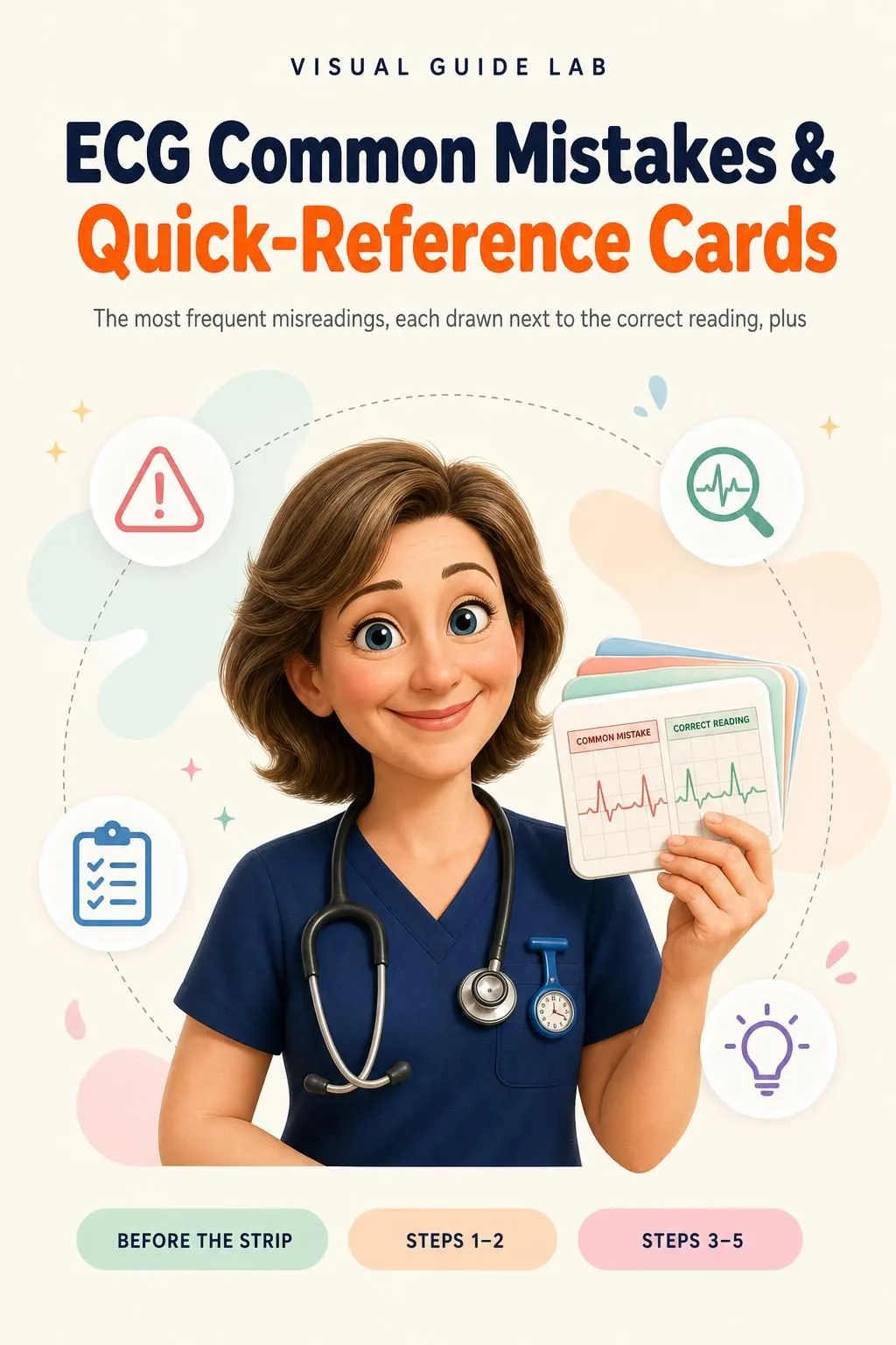 ECG Common Mistakes & Quick-Reference Cards