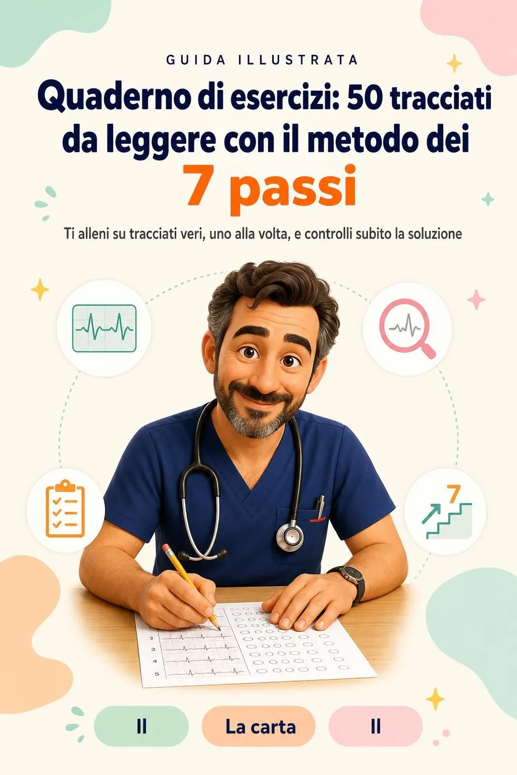 Quaderno di esercizi: 50 tracciati da leggere con il metodo dei 7 passi