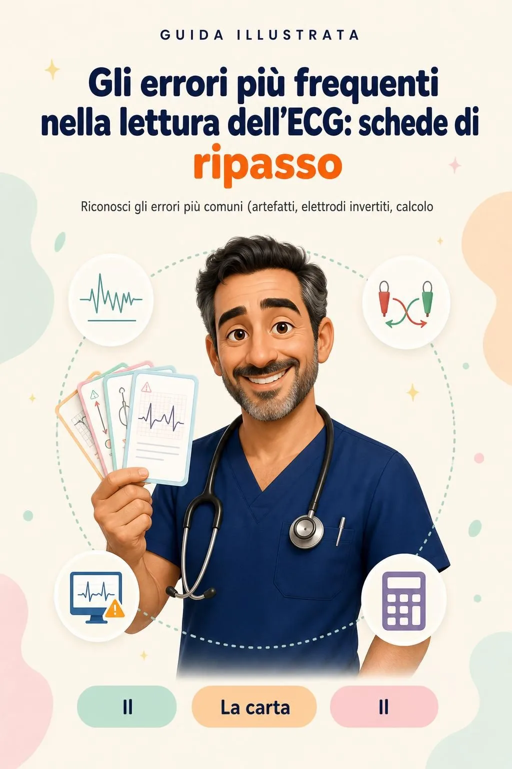 Gli errori più frequenti nella lettura dell'ECG: schede di ripasso