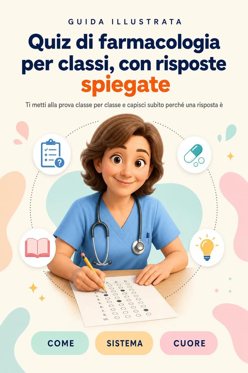 Quiz di farmacologia per classi, con risposte spiegate