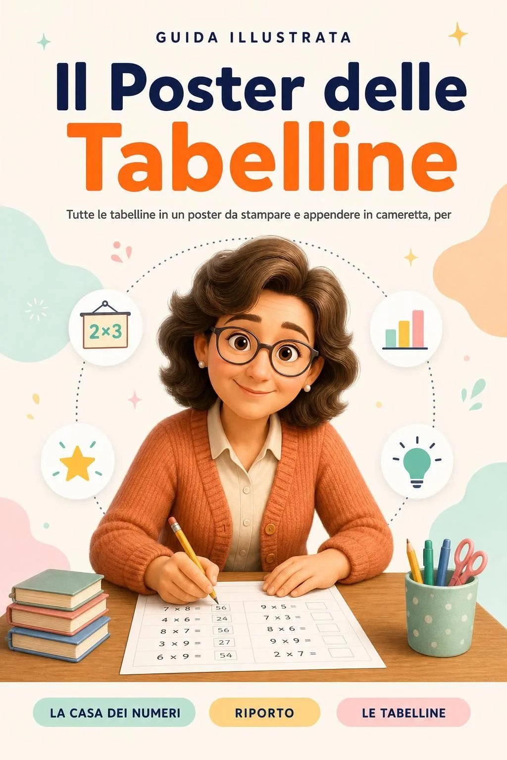 Il Poster delle Tabelline