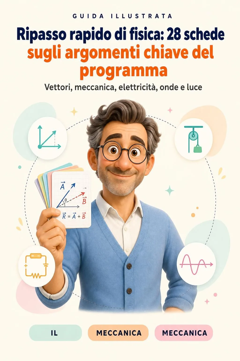 Ripasso rapido di fisica: 28 schede sugli argomenti chiave del programma