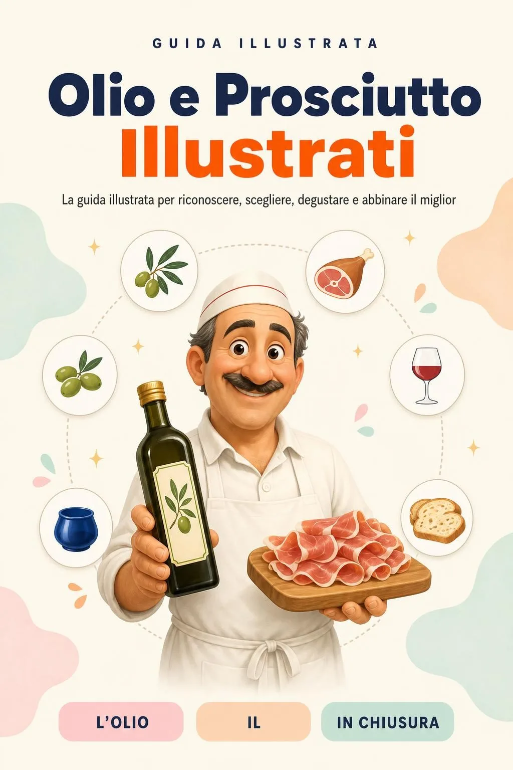 Olio e Prosciutto Illustrati