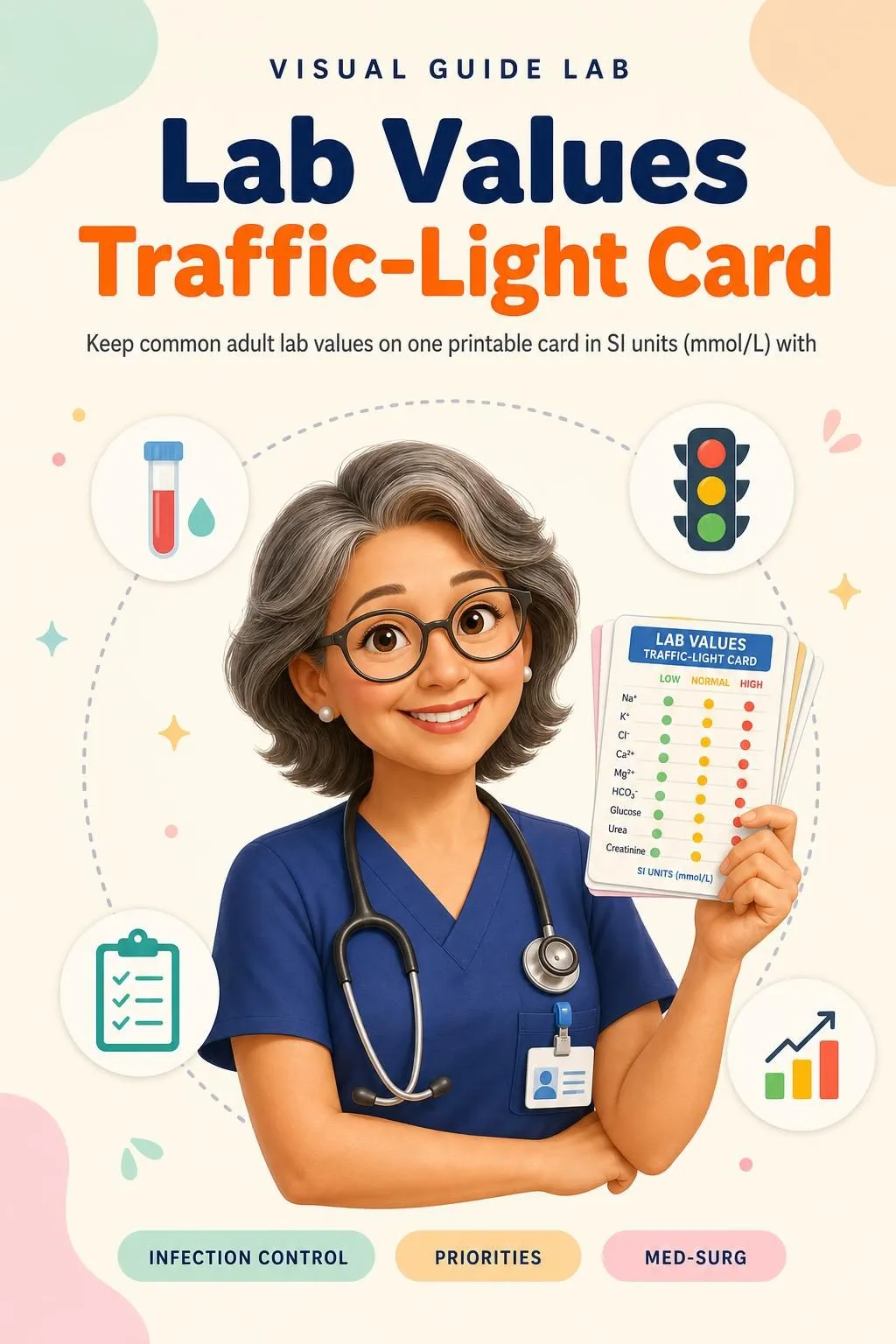 Lab Values Traffic-Light Card