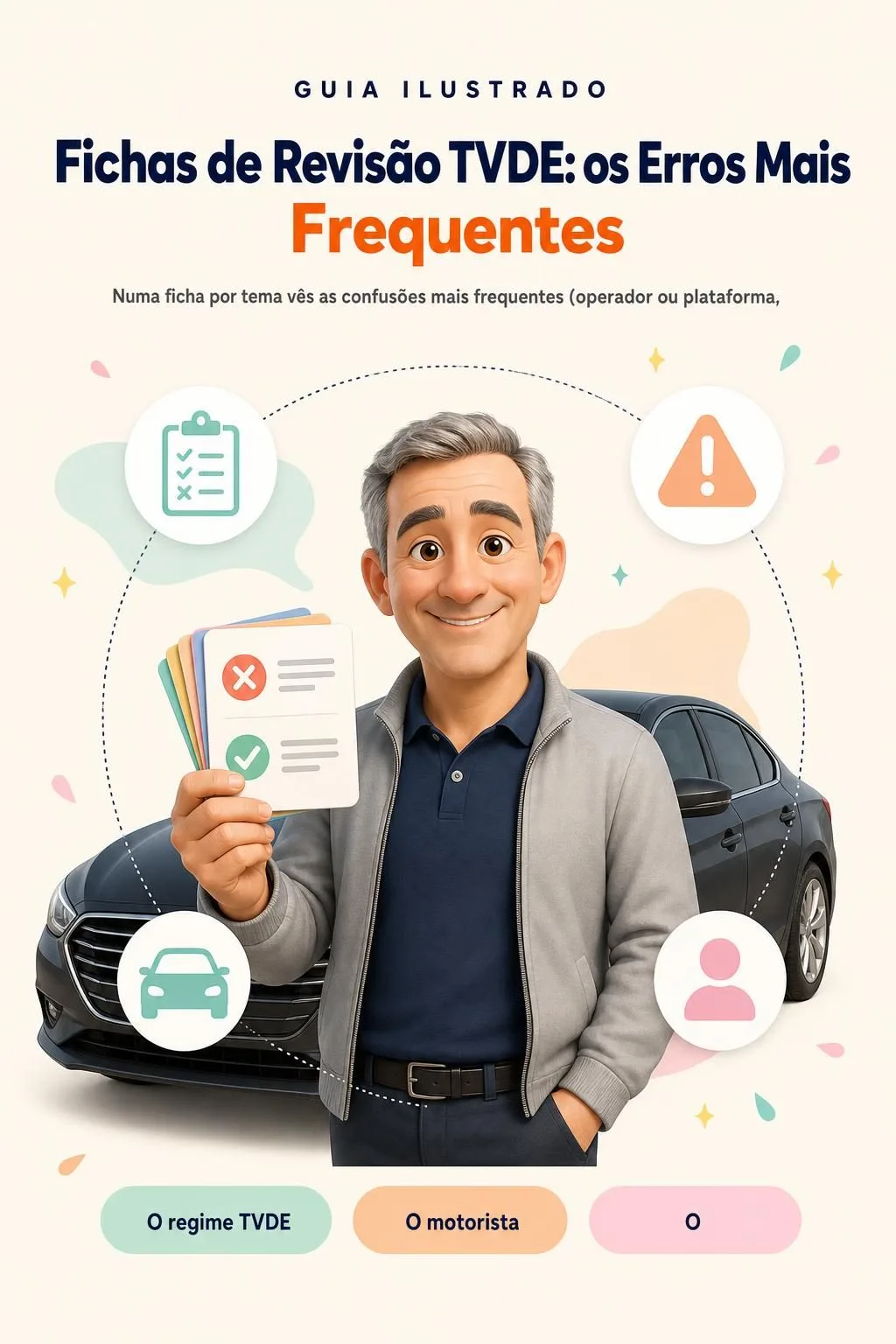 Fichas de Revisão TVDE: os Erros Mais Frequentes