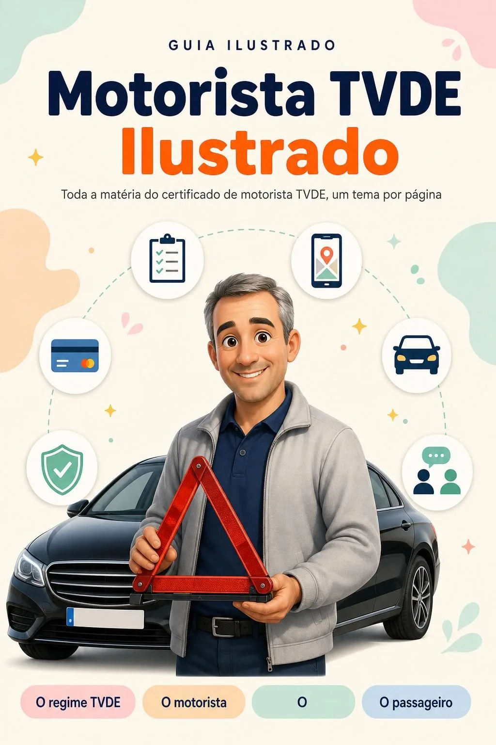 Motorista TVDE Ilustrado